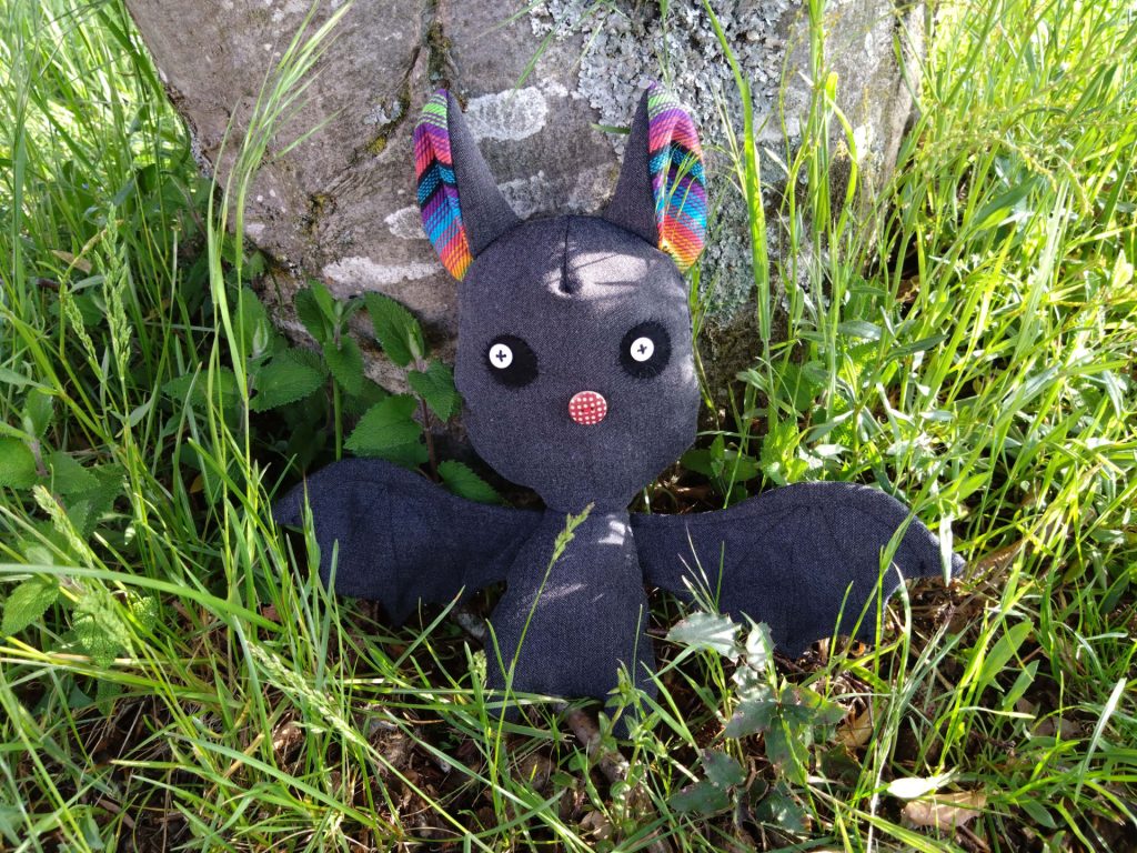 Adorable peluche de chauve-souris